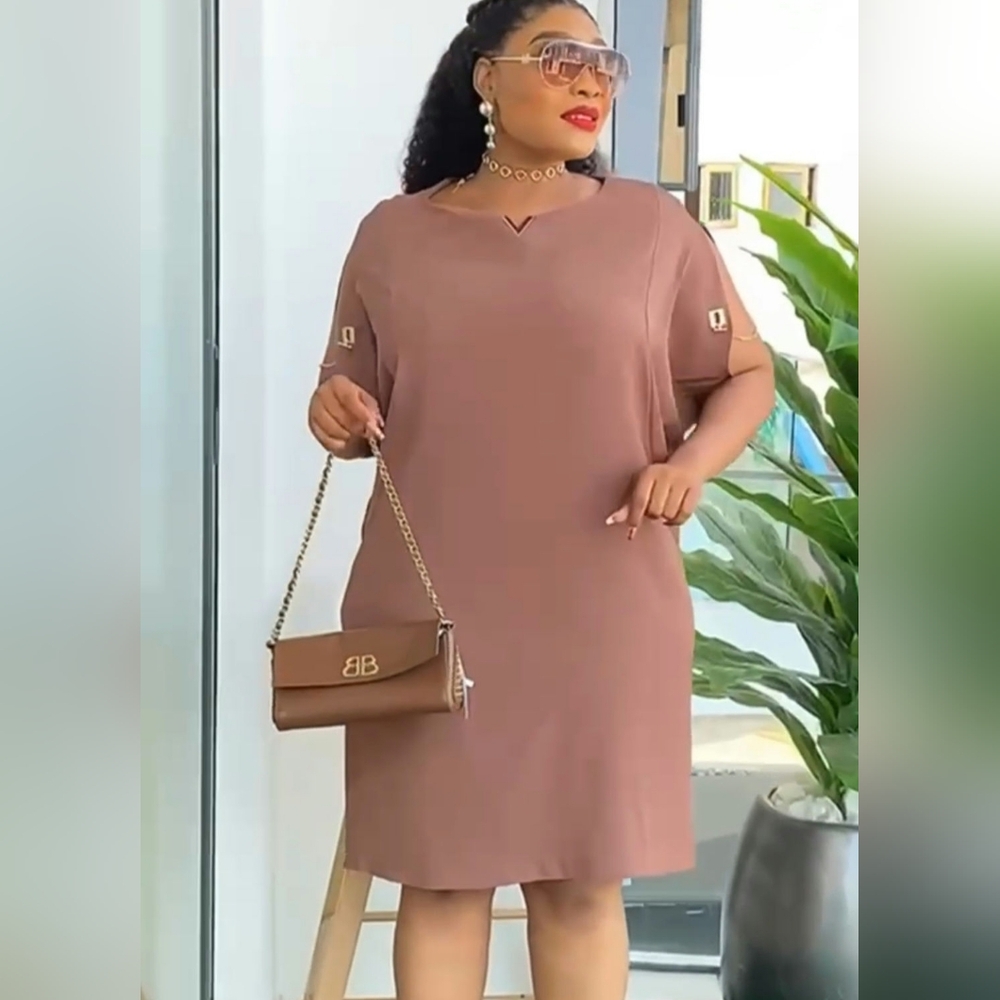 Elegant Brown Dress